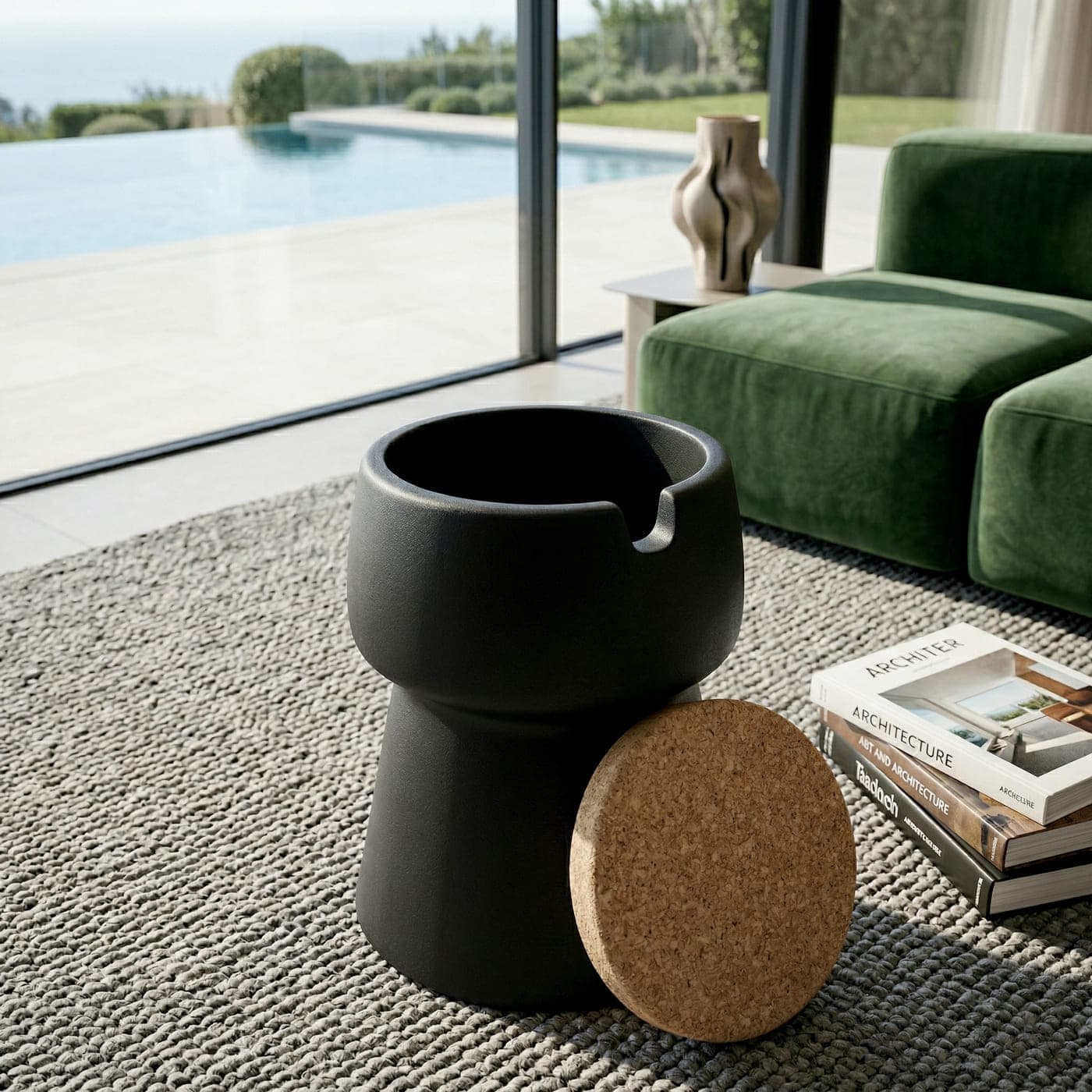 Tabouret Table Champagne